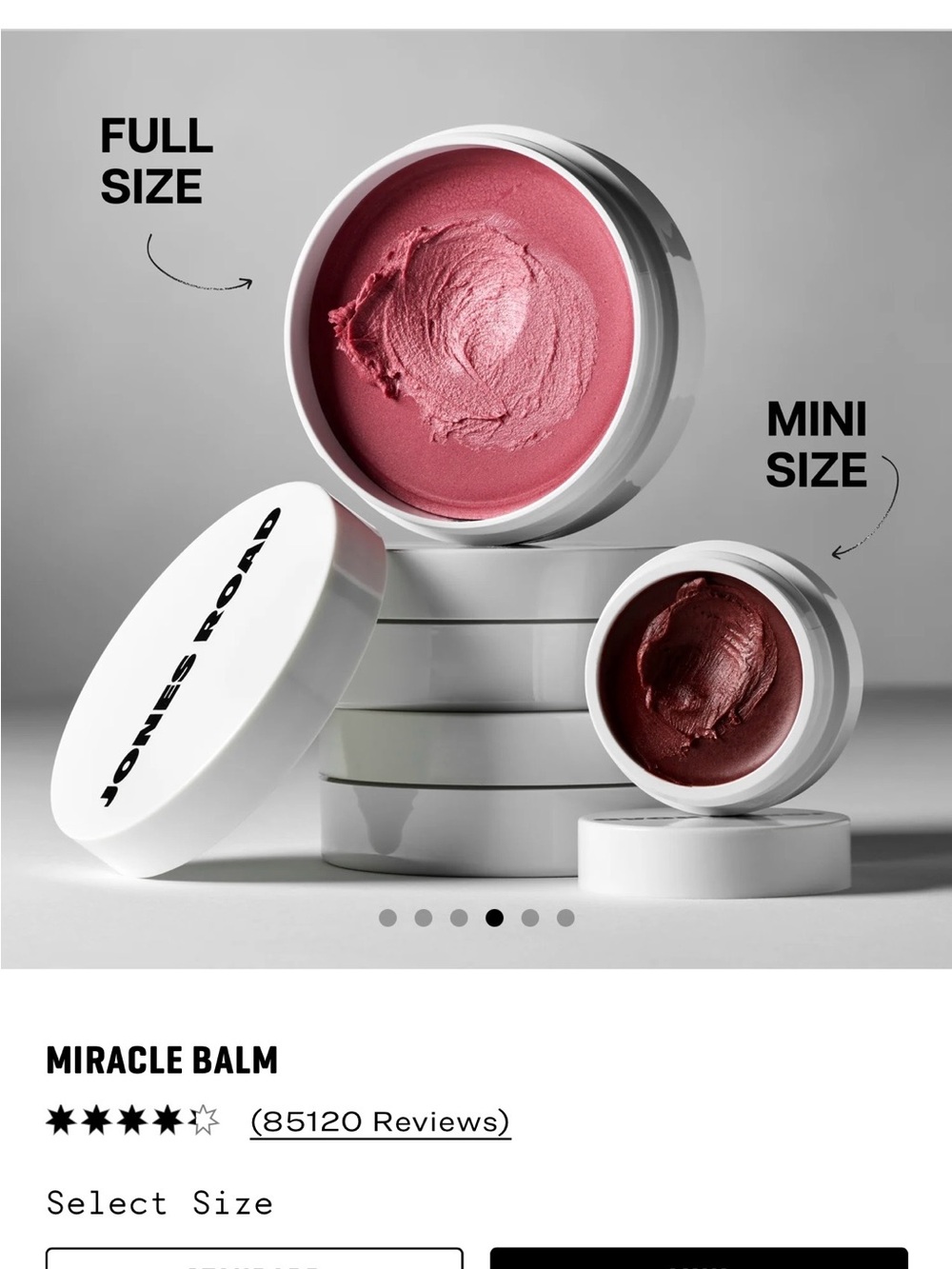 Jones Road Mini Miracle Balm — Golden Hour - Picture 5 of 6
